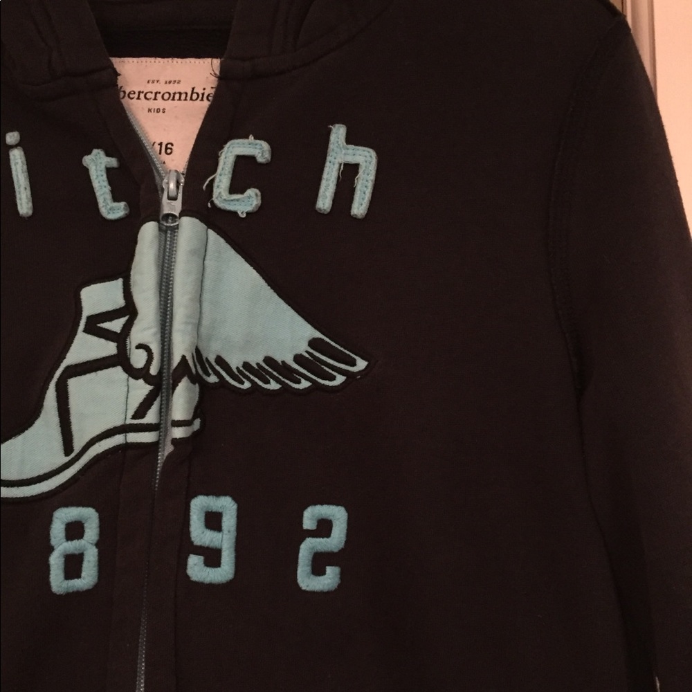 Boys’ Abercrombie Full Zip Hoodie - Picture 2 of 3